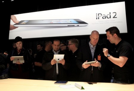 launches the new iPad 2…